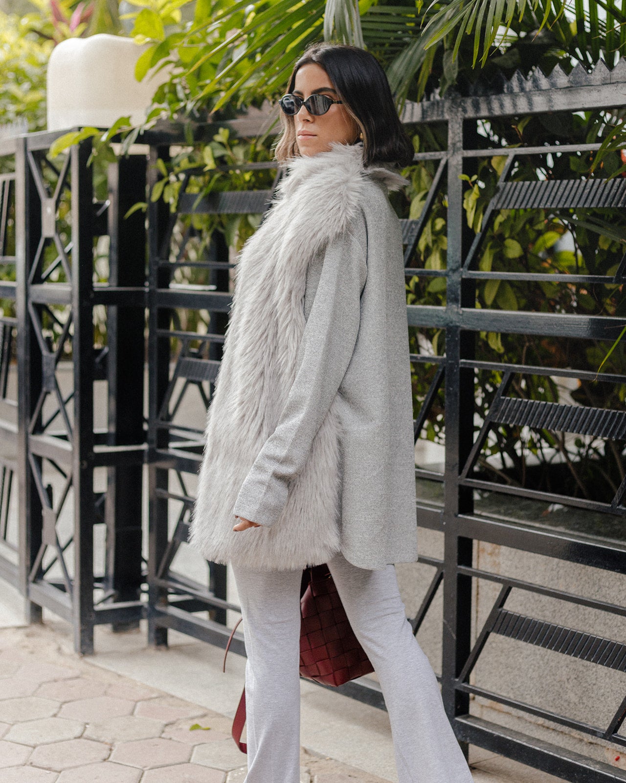 Our Statement Knit X Fur Jacket