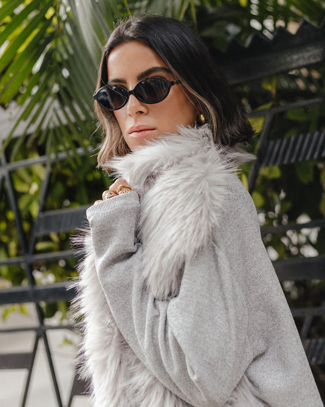 Our Statement Knit X Fur Jacket