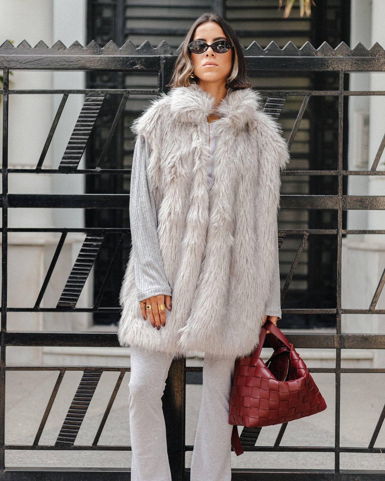 Our Statement Knit X Fur Jacket