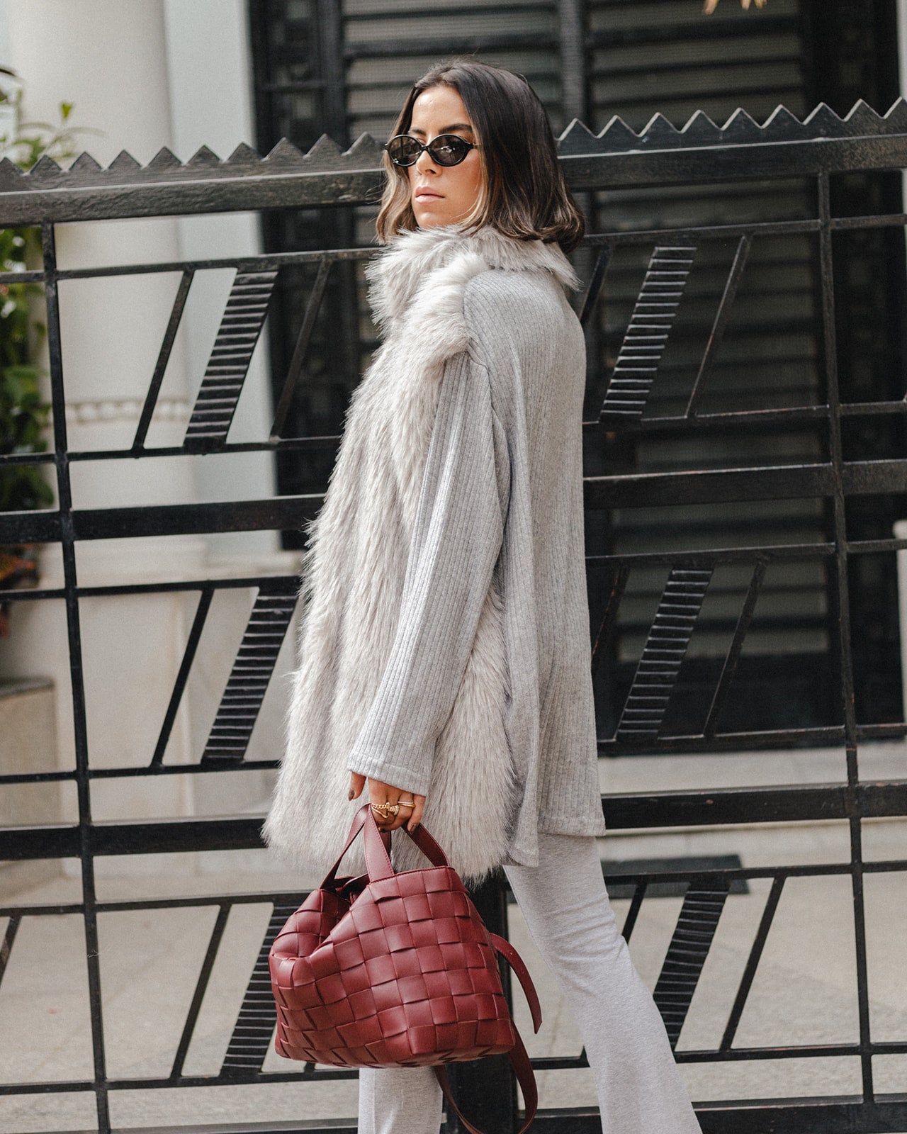 Our Statement Knit X Fur Jacket