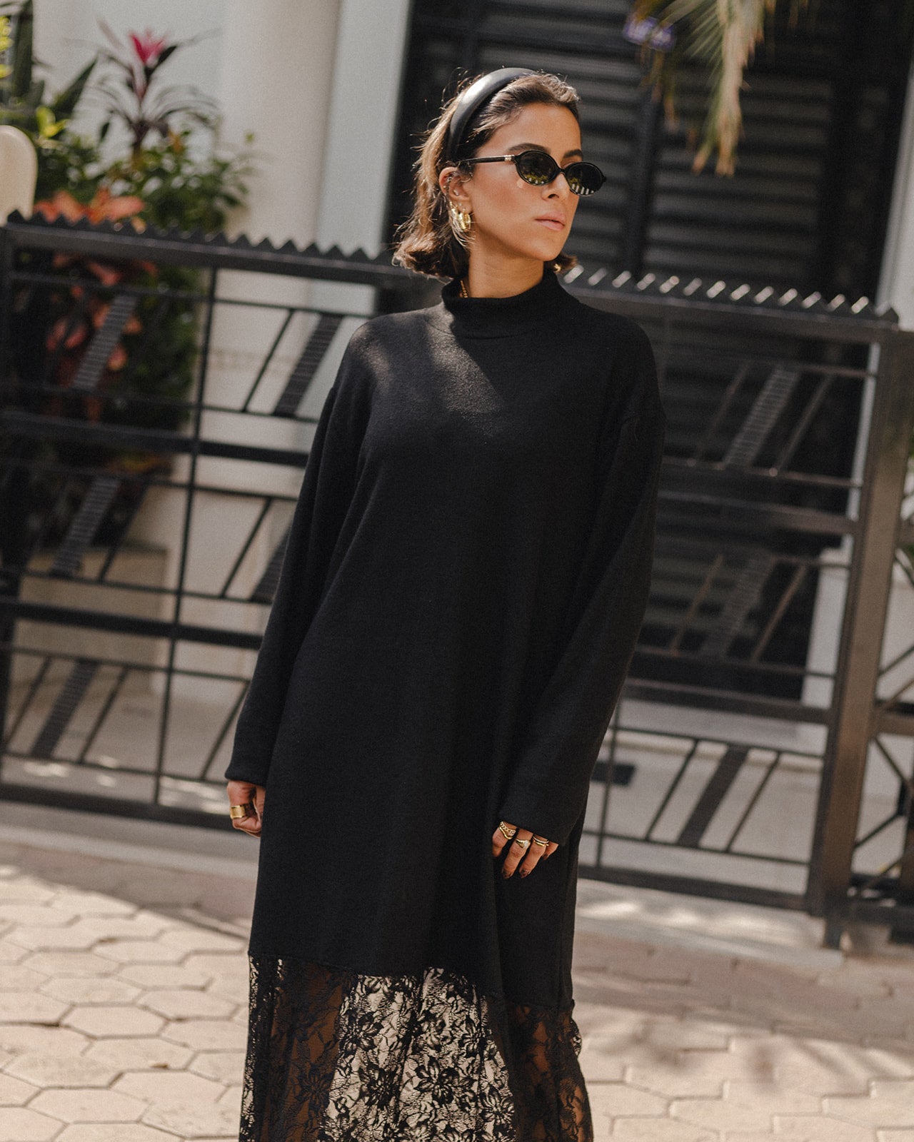 Wool Lace Dress