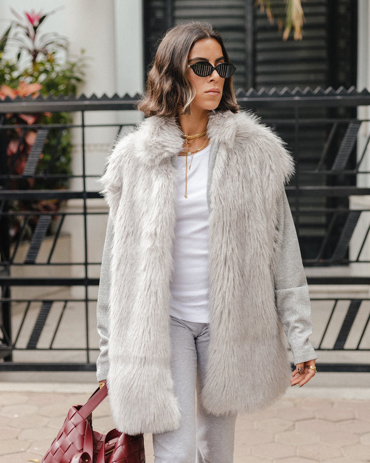 Our Statement Knit X Fur Jacket