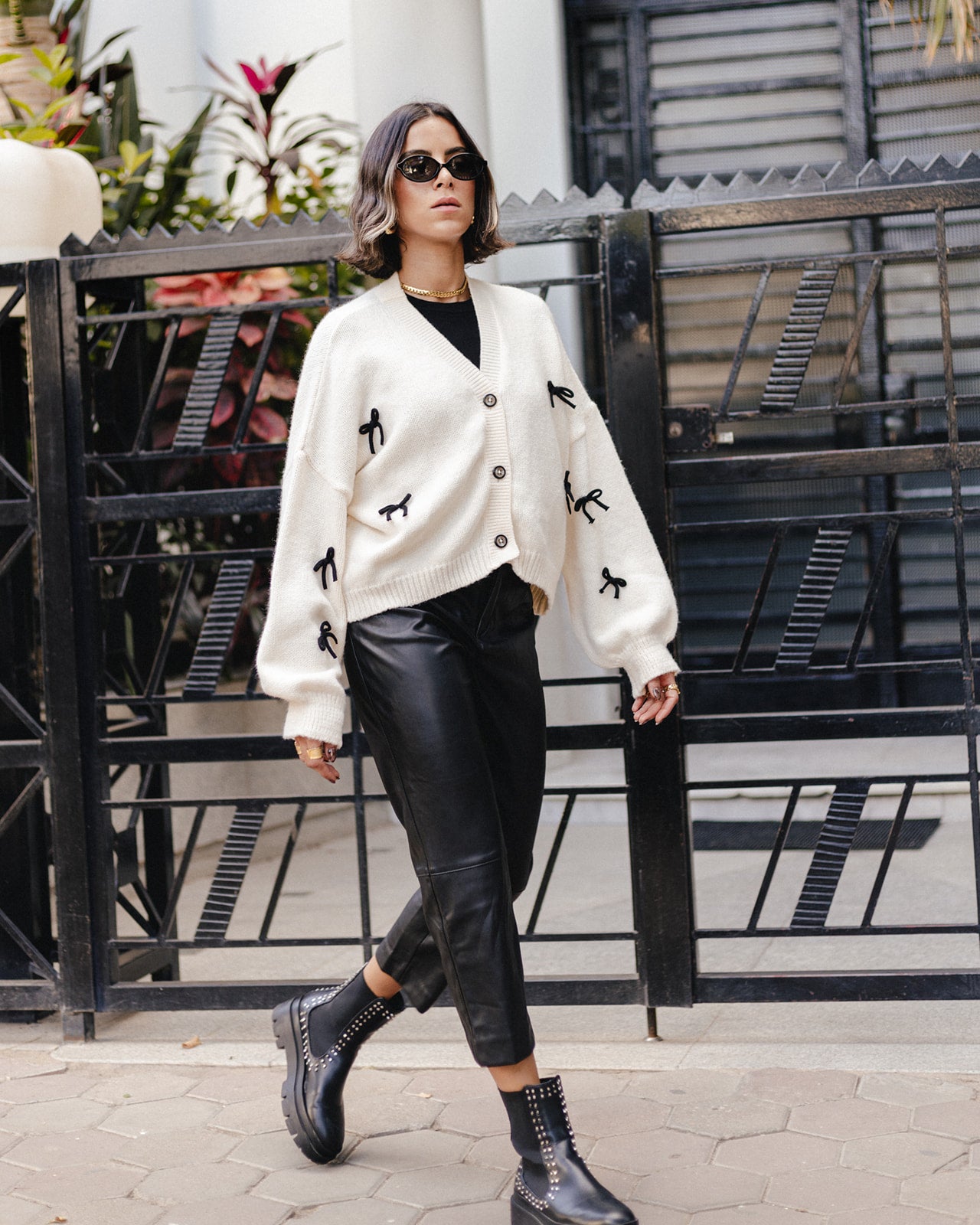 Knit Bows Cardigan