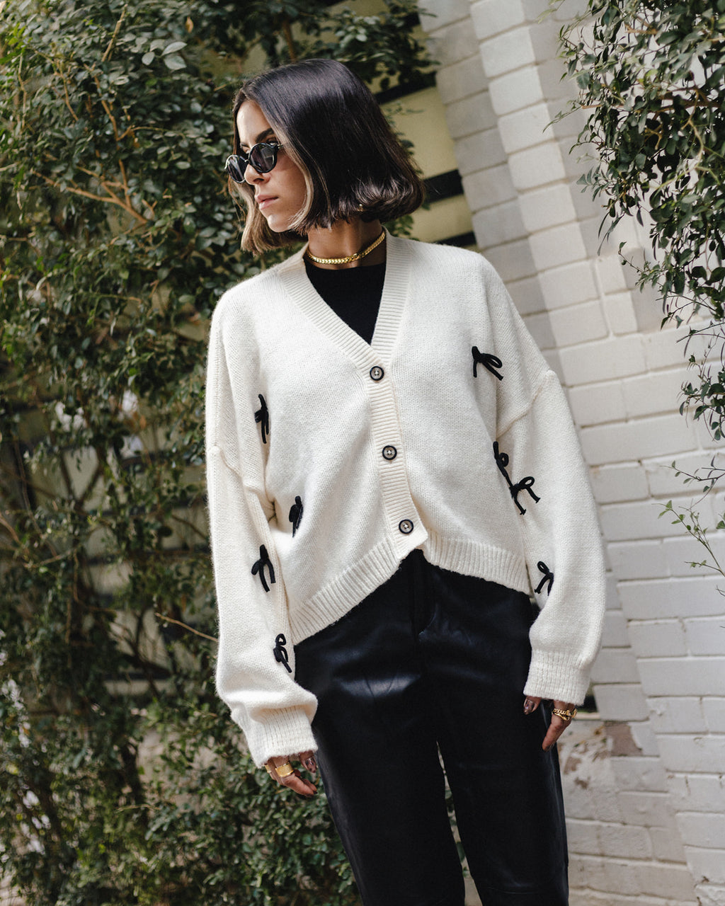 Knit Bows Cardigan