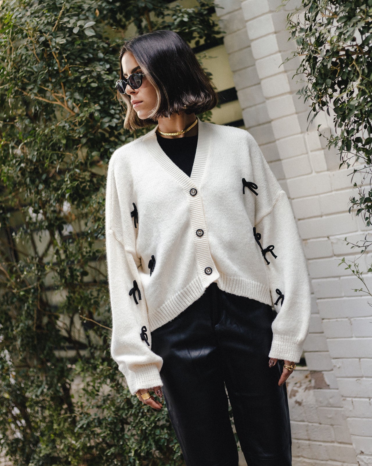 Knit Bows Cardigan