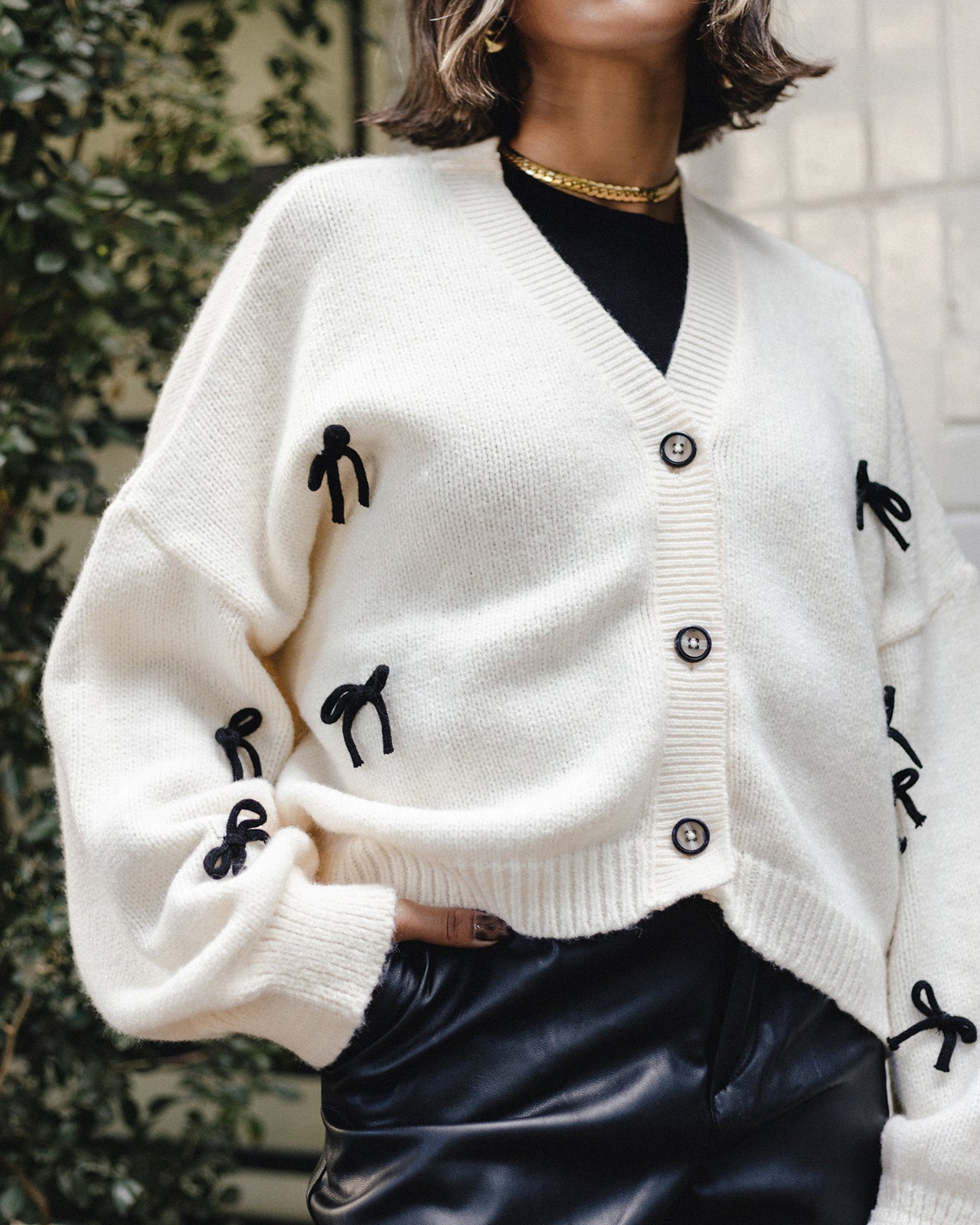 Knit Bows Cardigan