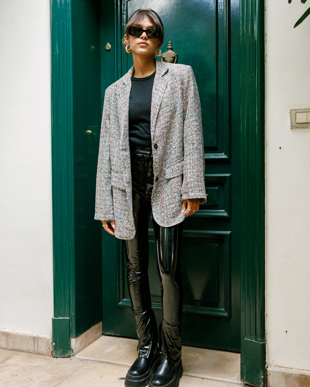 Tweed Blazer Jacket