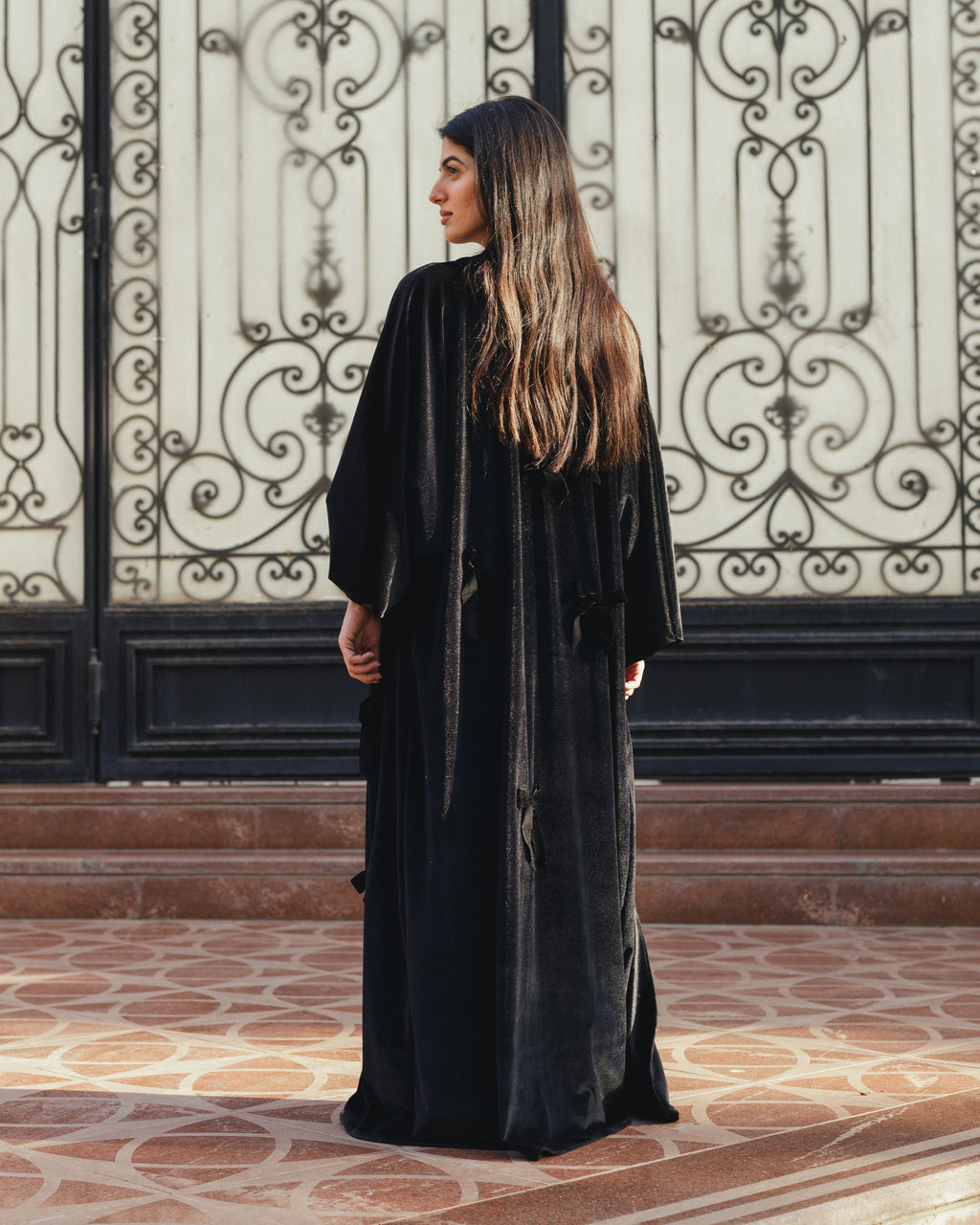 Velvet Bows Kaftan