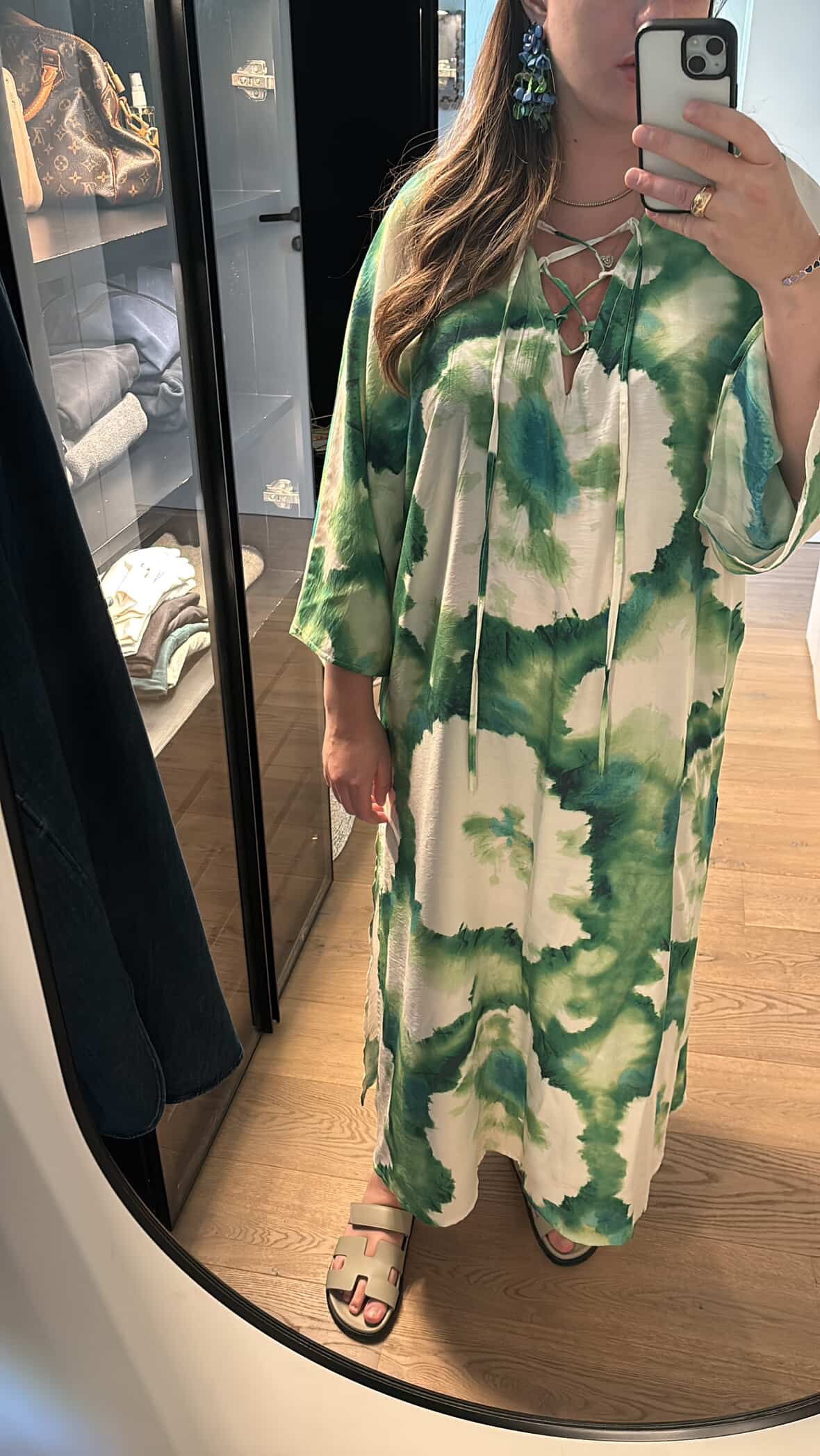 Crisscross Dress with a side slit