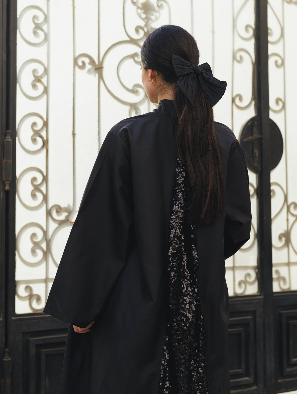 Taffetah Sequin Kaftan