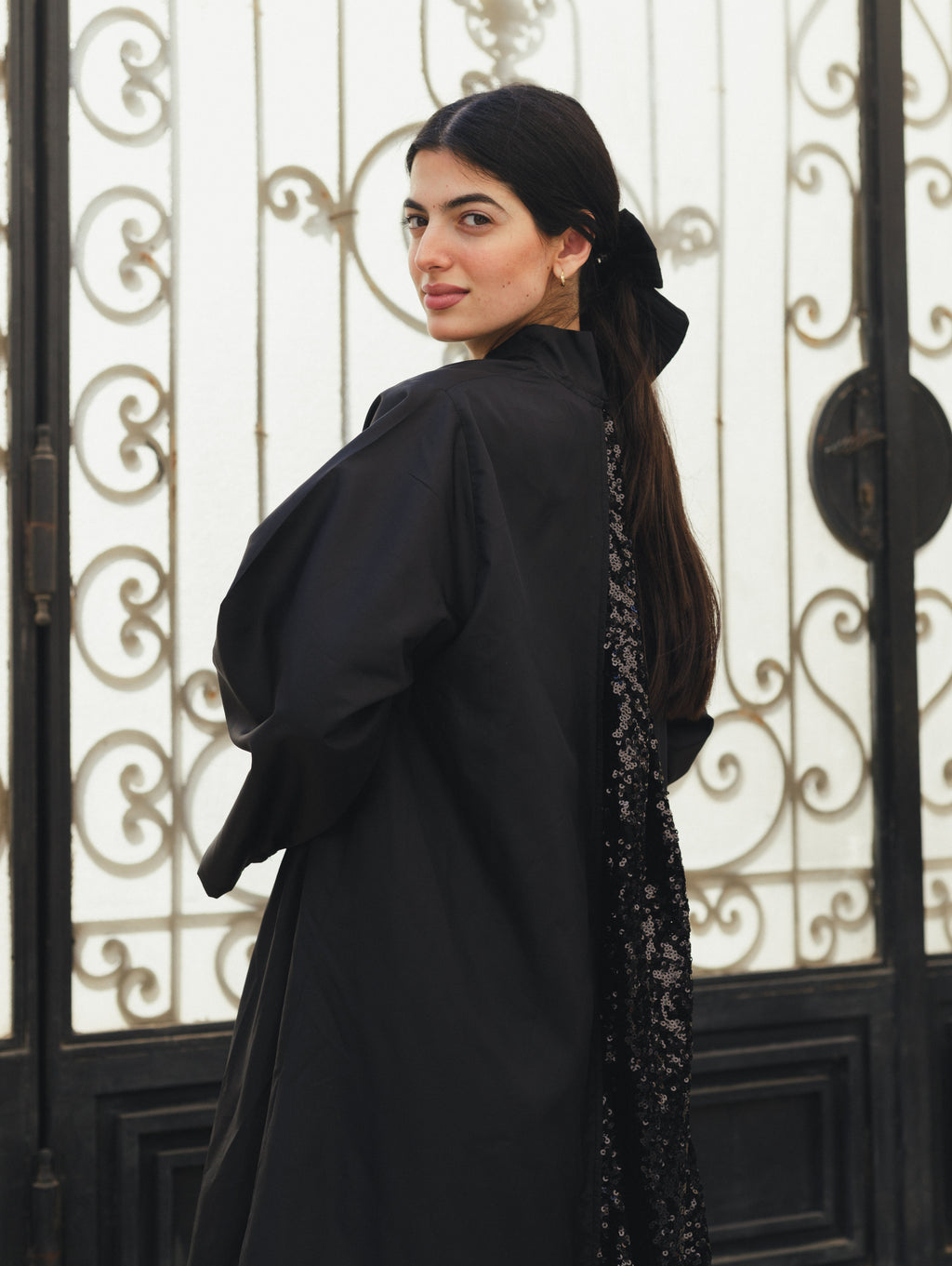 Taffetah Sequin Kaftan