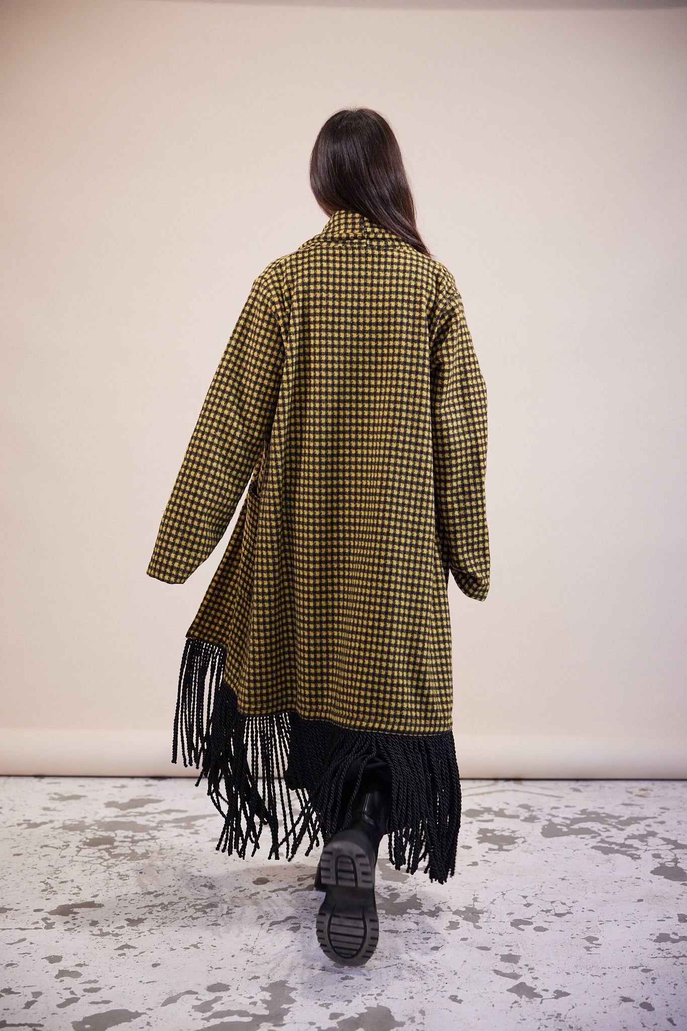 Fringes Pockets Coat